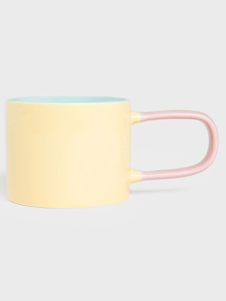 Homla Tasse ''Finko'' in Gelb/ Hellblau/ Rosa - 300 ml günstig kaufen onesize