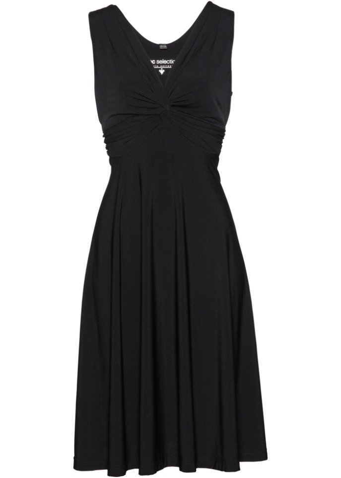 Shirtkleid mit V-Ausschnitt