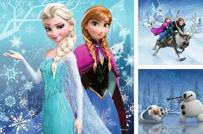 Kinderpuzzle ab 5 Jahren - Abenteuer im Winterland - 49 Teile