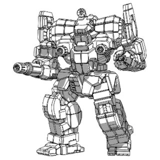 Awesome AWS-8Q / 9Q Mech – 80 tons – TRO Succession Wars