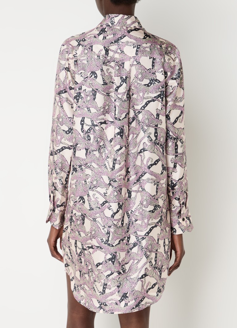 Vestido corto de seda Rais de Zadig&Voltaire, estampado