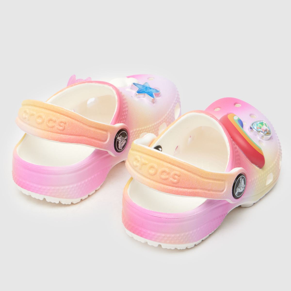 Crocs rózsaszín multi classic ombre klumpa lányka kisgyermek szandál