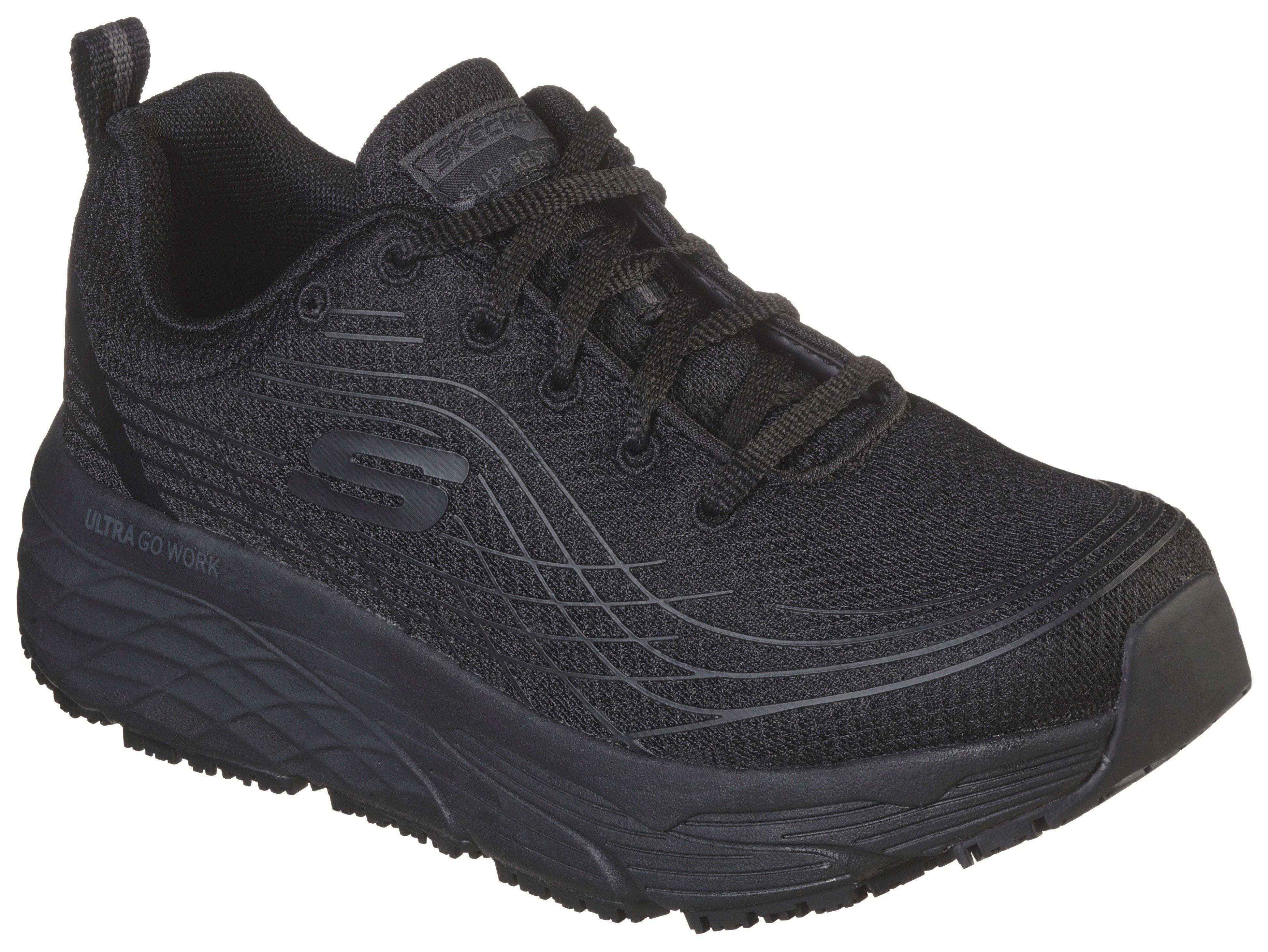 Skechers MAX CUSHIONING ELITE SR Berufsschuh für Maschinenwäsche geeignet