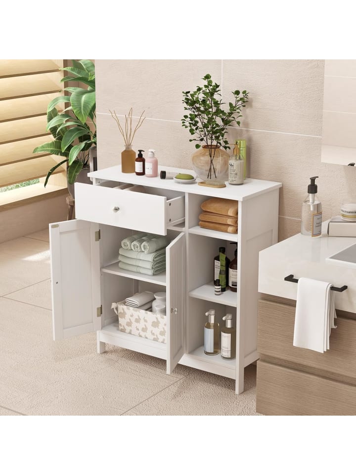 COSTWAY Badezimmerschrank in Weiß günstig kaufen 30 cm