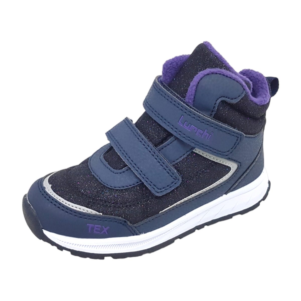 Lurchi LEDRI-TEX 33-26700-39 Blau 39 navy gliiter