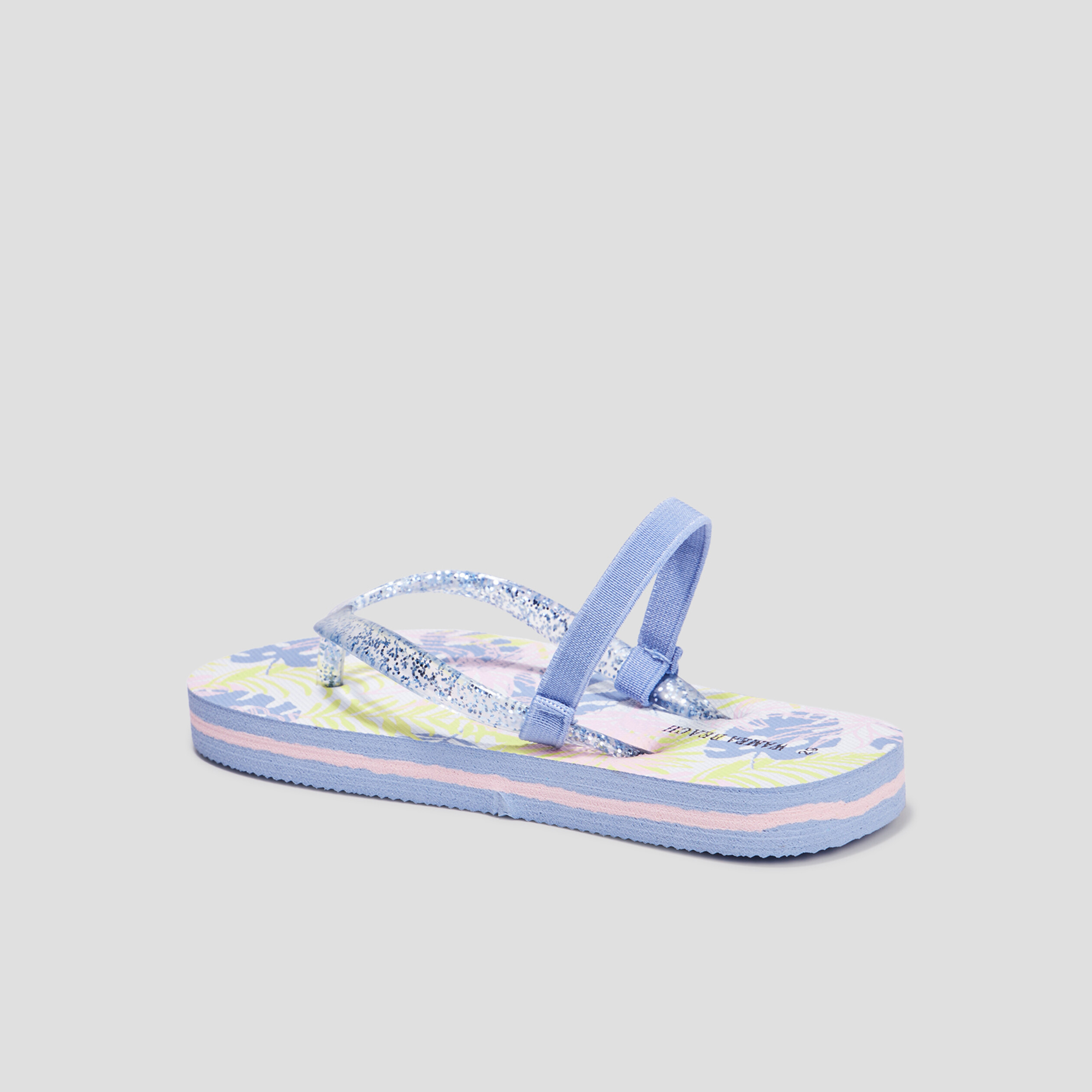 Tongs détails pailletés Wamea Beach multicolore fille | La Halle