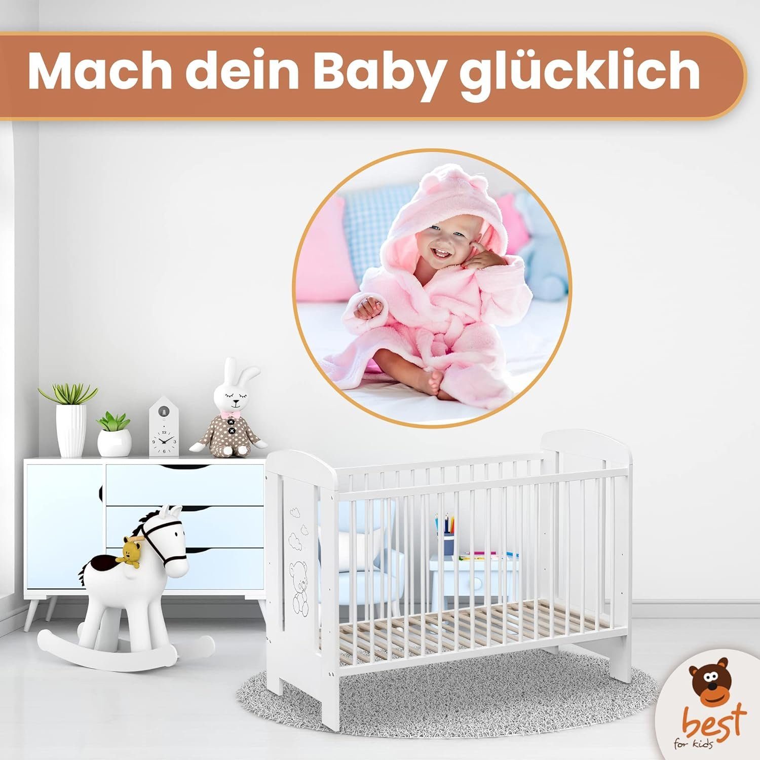 Best for Kids Babybett KAMIL