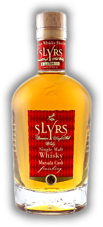 Slyrs Bavarian Single Malt Whisky Marsala Cask Finished 0,35 Liter Slyrs Bavarian Single Malt Whisky Marsala Cask Finished 0,35 Liter  0,35	 Liter - Vol 46%