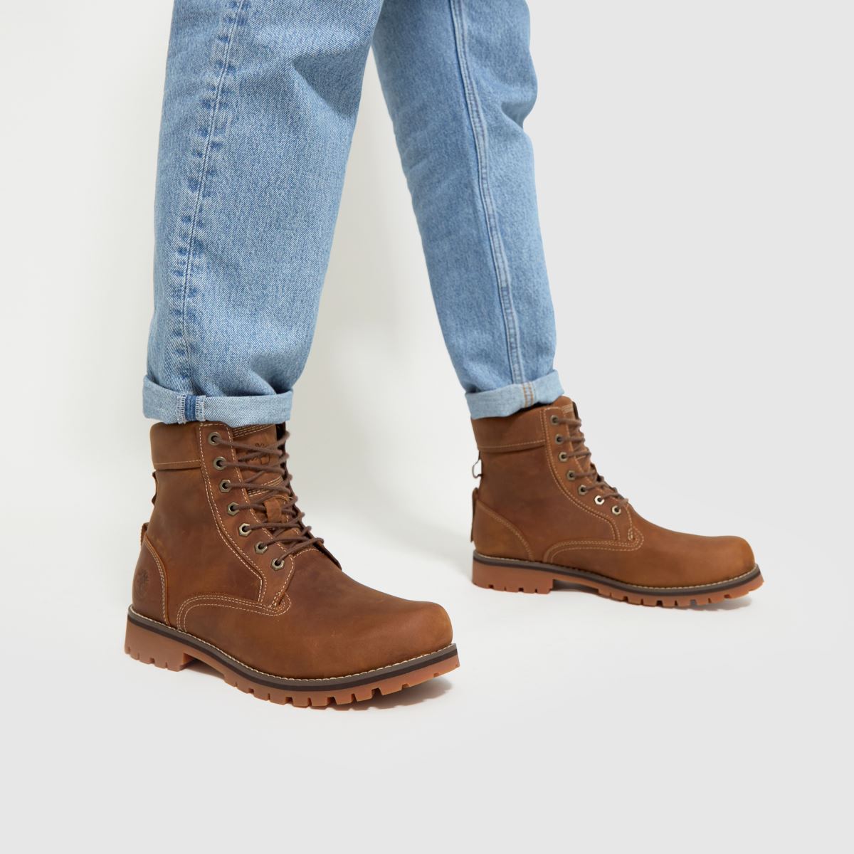 Timberland – Bruna robusta 6-tums stövlar