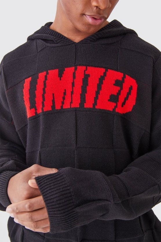Strukturierter Oversize Hoodie mit Logo