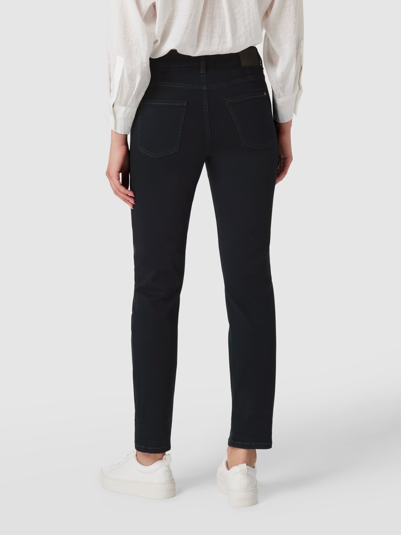 Straight Fit Jeans Modell 'Pearlie' in dunkelblau
