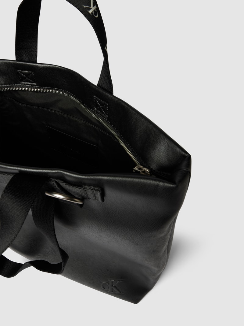 Tote Bag in Lede-Optik Modell 'ULTRALIGHT' in schwarz