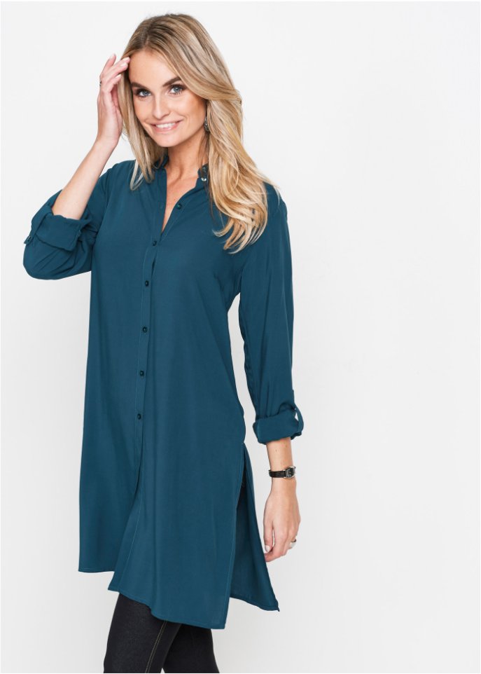 Viskose Longbluse