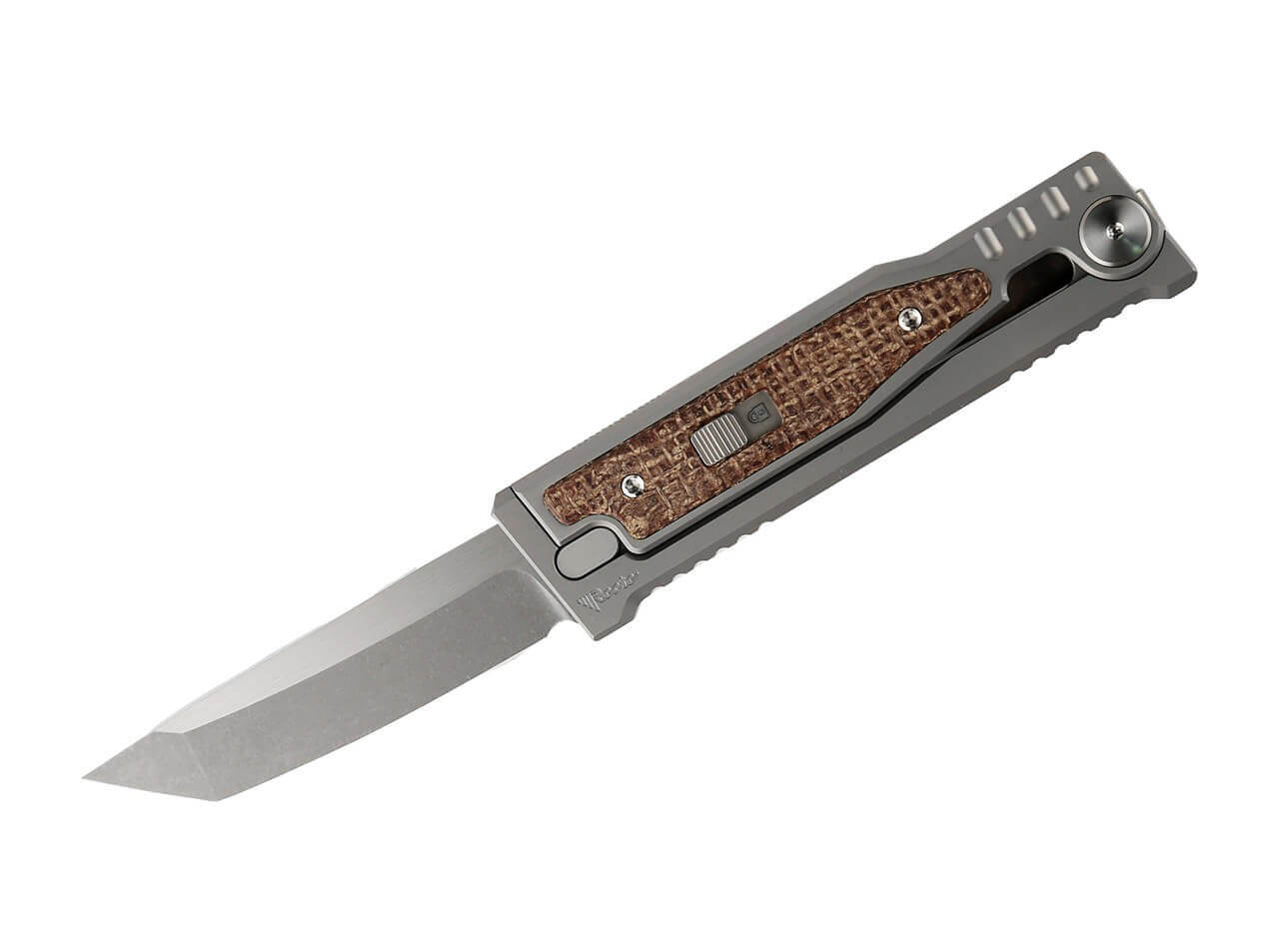MINI-EXO Burlap Micarta Tanto