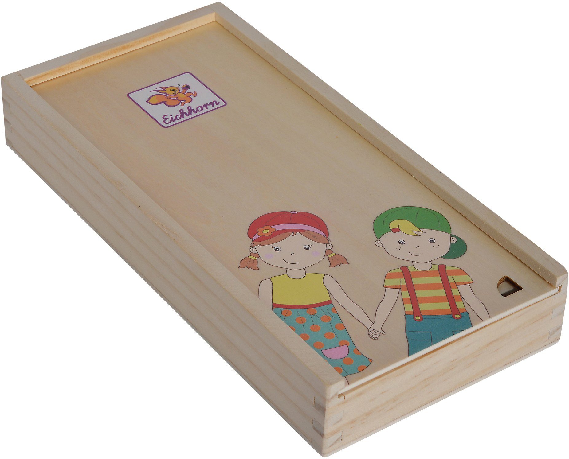 Eichhorn Puzzle Holzspielzeug, Körperpuzzle mit Holzbox, 18 Puzzleteile, FSC®- schützt Wald - weltweit
