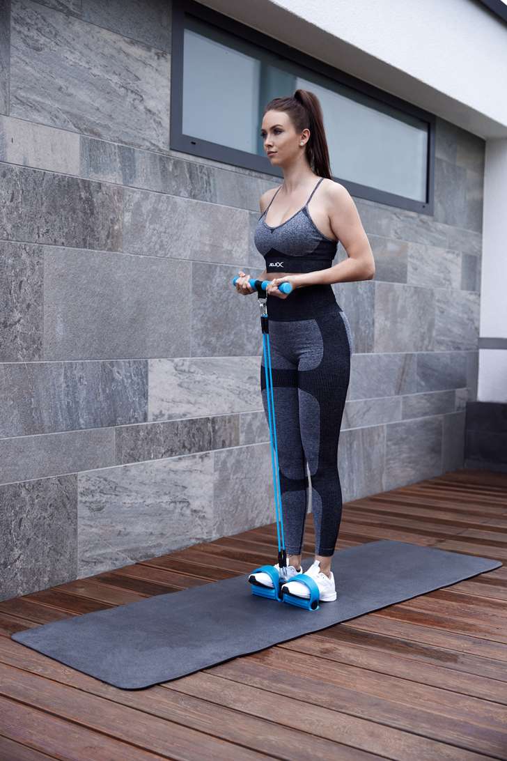 JELEX Fit Sit Zugseil Pedalwiderstandsband blau