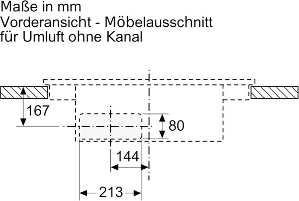 BOSCH Kochfeld mit Dunstabzug Serie 6 PVQ711F15E