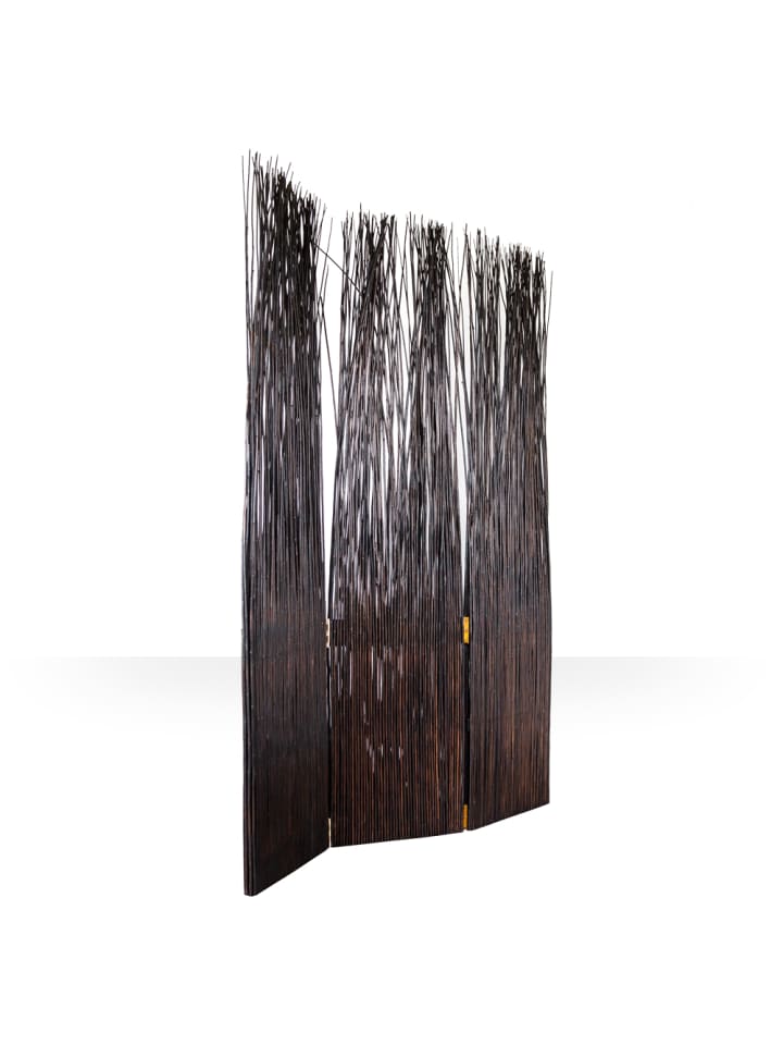 Homestyle4u 3-tlg. Paravent in Braun 120x170 günstig kaufen onesize
