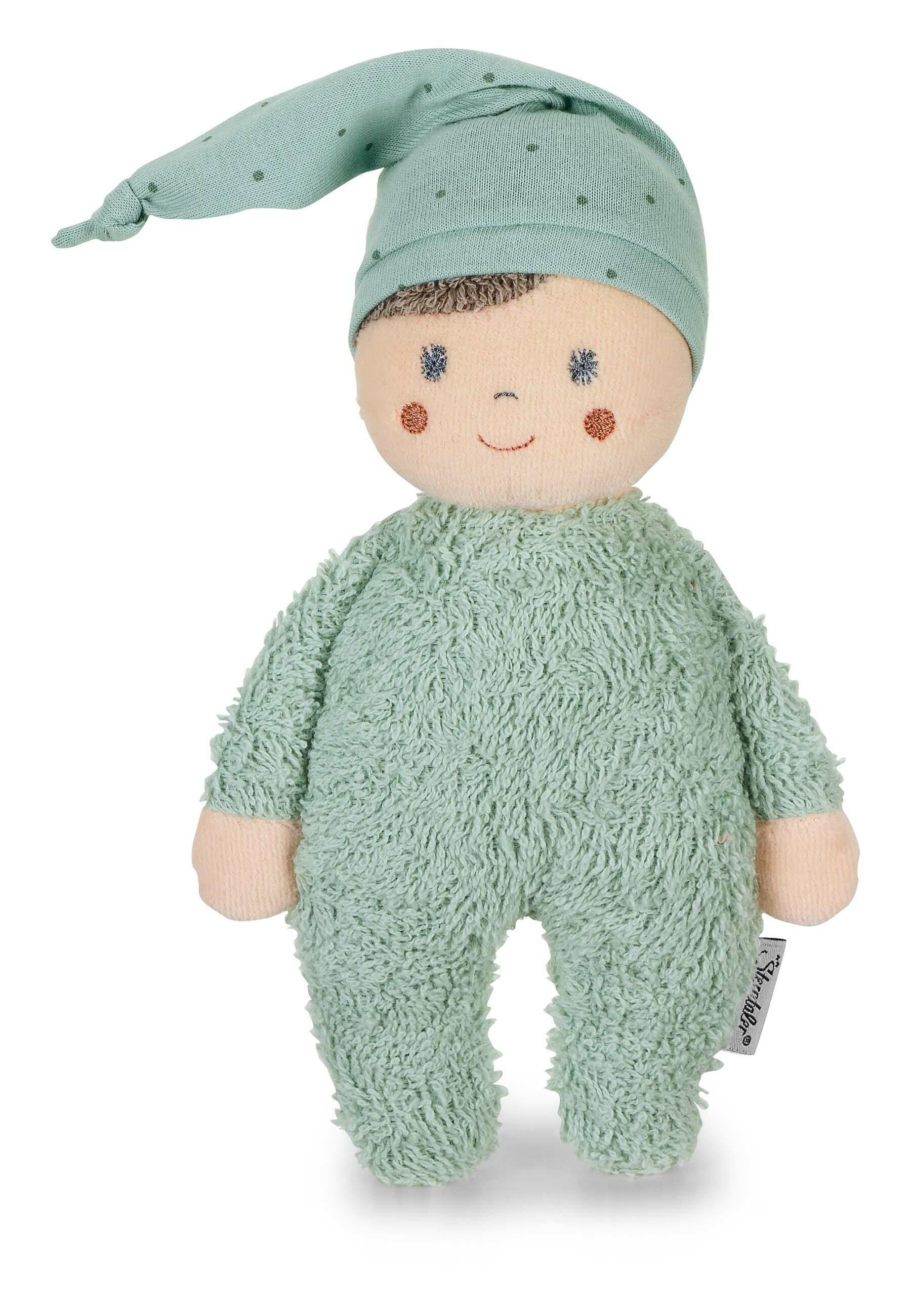 Spielpuppe Junge Maxi in Hellgrün, 22 cm