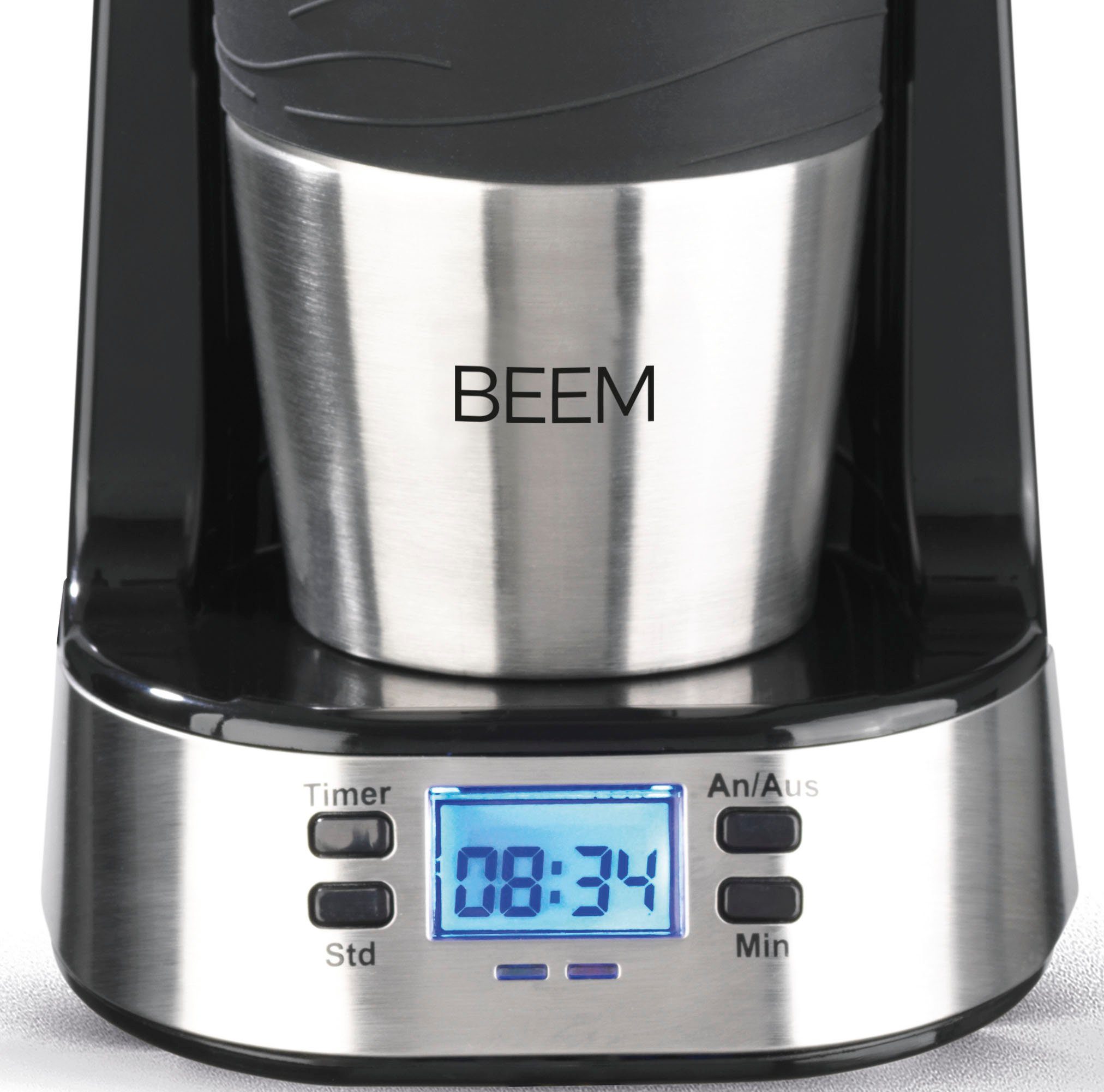 BEEM Filterkaffeemaschine Thermo 2 Go Single, Permanentfilter