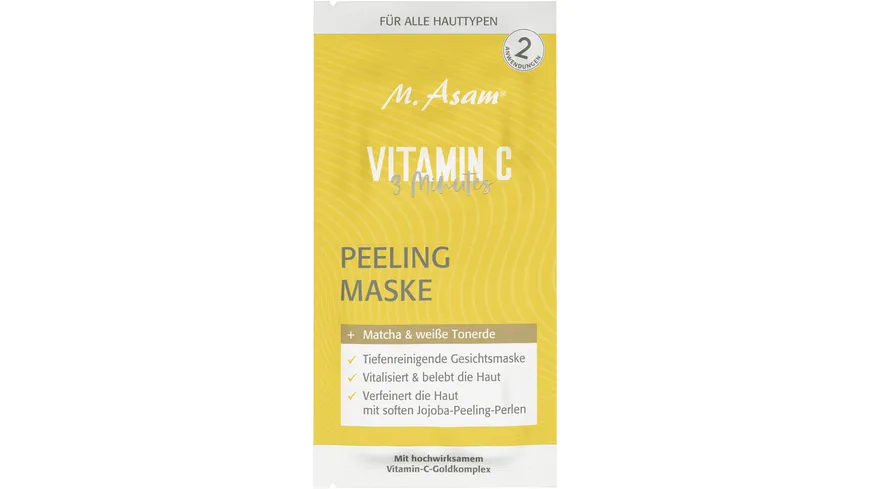 M. Asam® VITAMIN C 3-Minutes Peelingmaske 10 ml