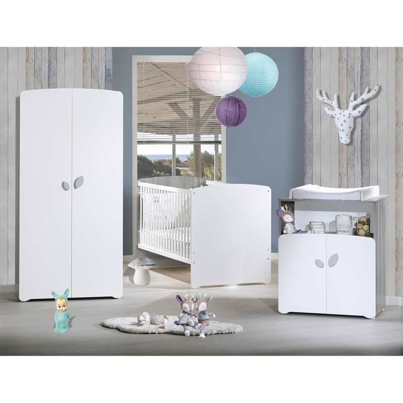 Lit bébé évolutif 140x70 Little big bed Leaf