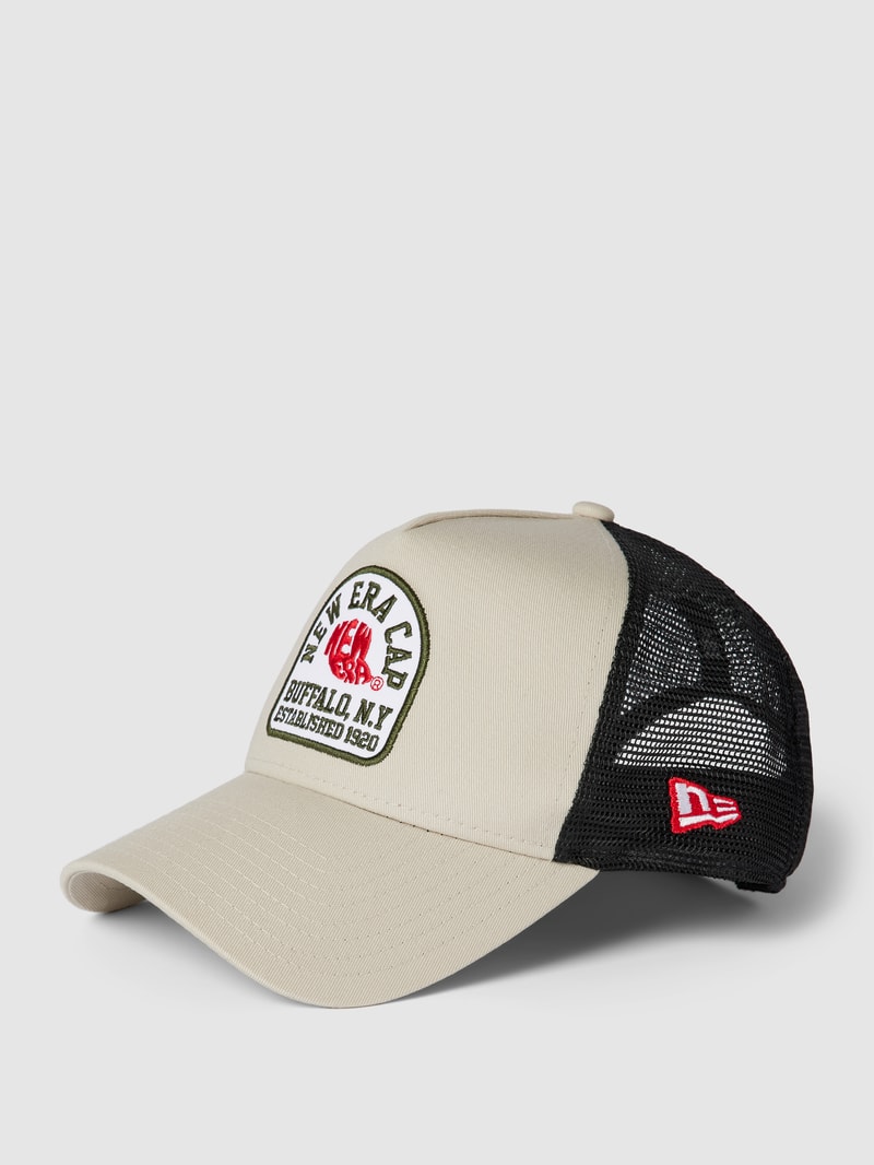 Trucker Cap in Two-Tone-Machart Modell 'STATE PATCH' in stein