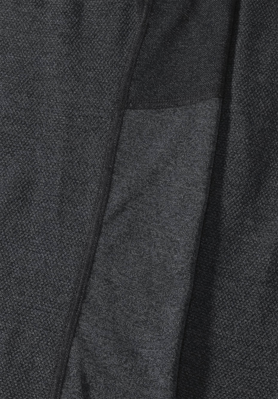 Struktur-Funktionsshirt aus Merinowolle mit Seide