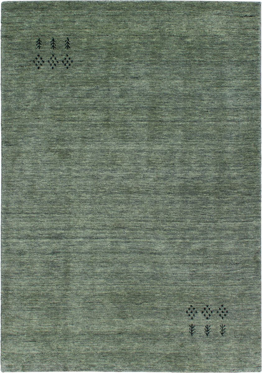 Handloom aus Indien Marand hellgrau 40 x 60 cm