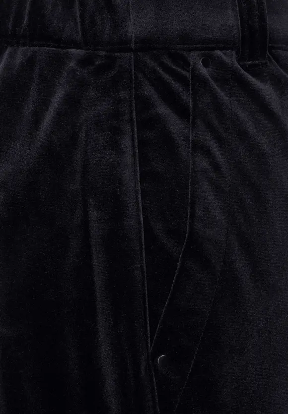 Street One Casual Fit Samt Hose