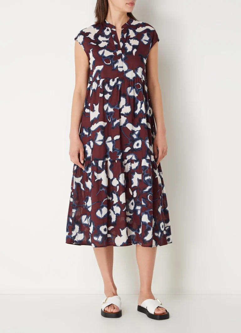 Rochie midi tunică cu imprimeu Werisa OPUS