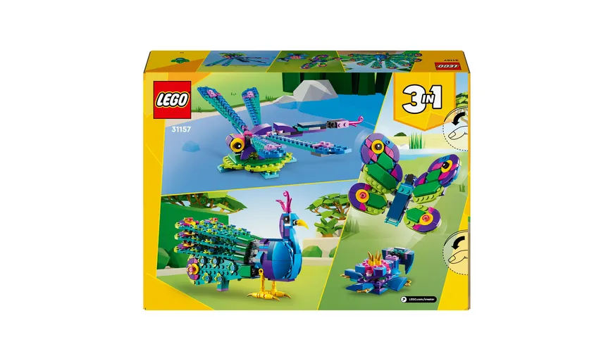 LEGO Creator 3in1 31157 Exotischer Pfau