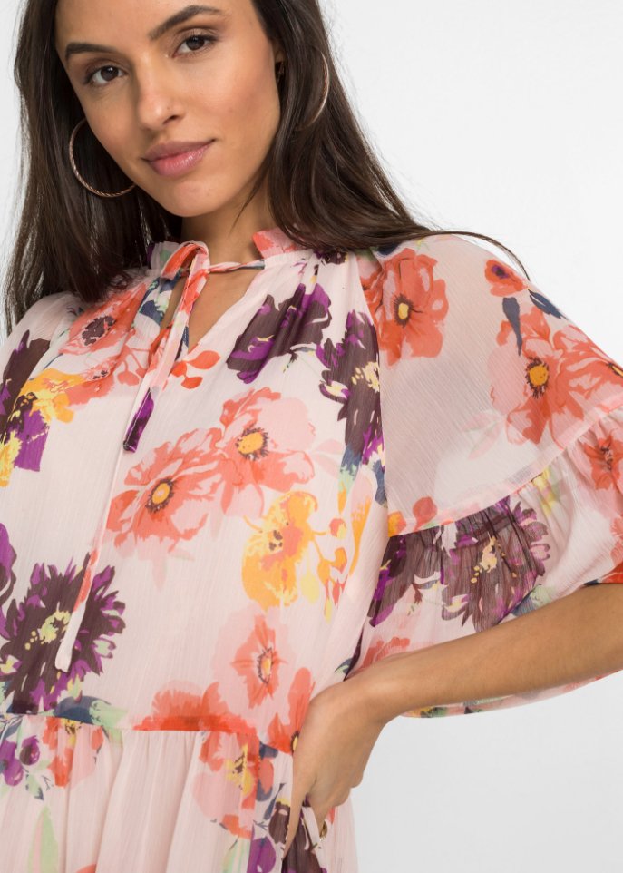 Kleid mit Blütendruck