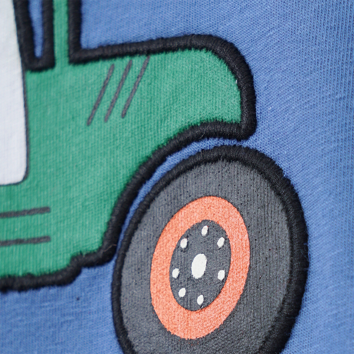 Baby Langarmshirt mit Trecker-Applikation