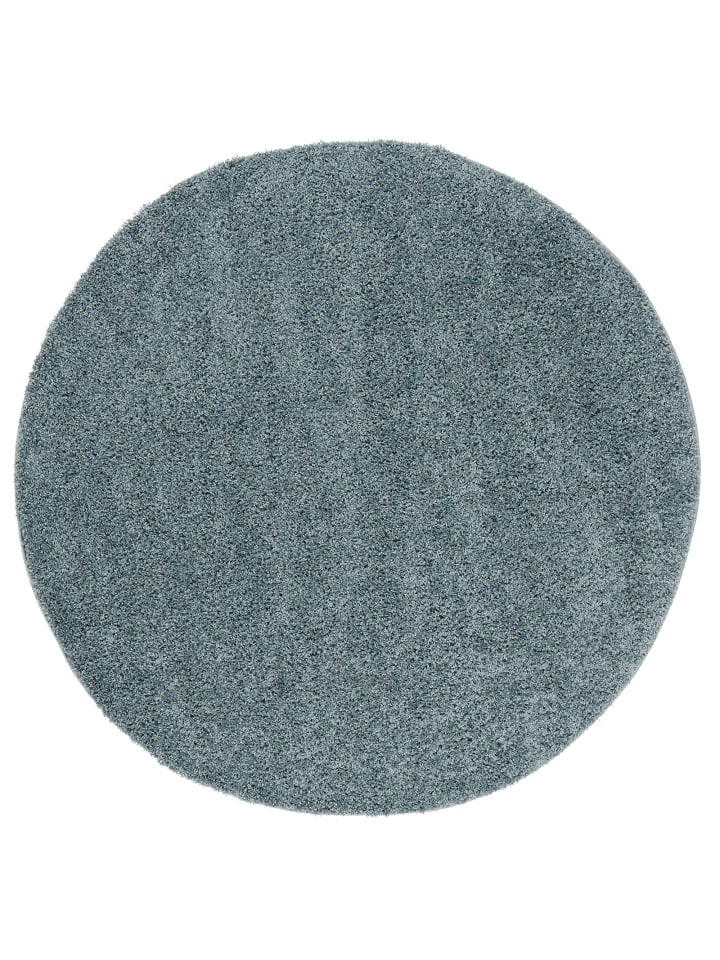 Pergamon Hochflor Langflor Shaggy Teppich Fluffy Rund in Grijs günstig kaufen