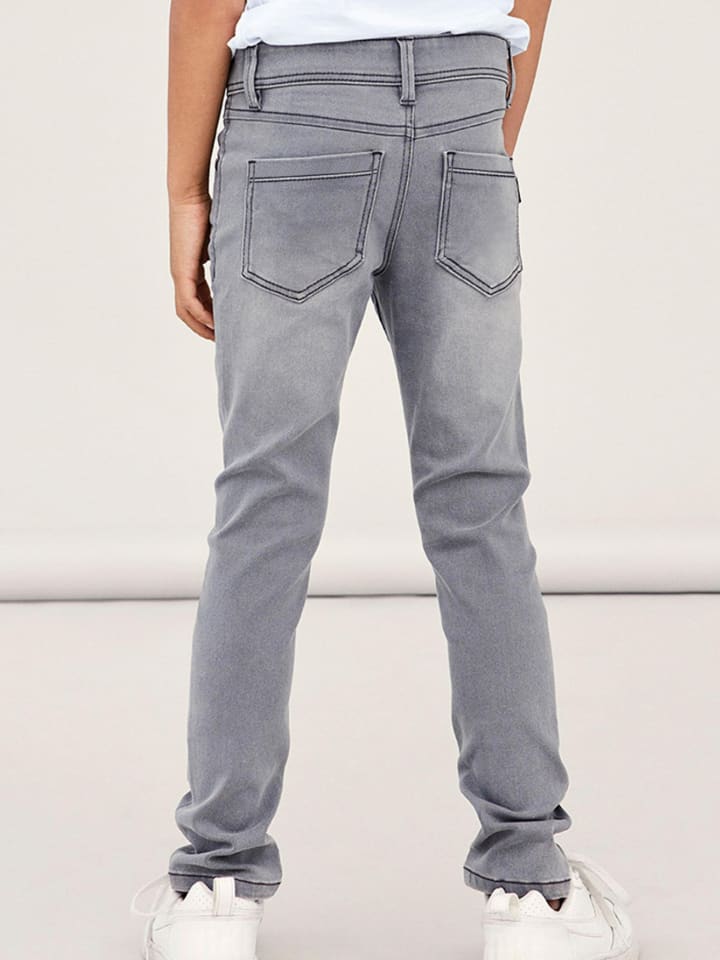 name it Slim Fit Denim Jeans NKMSILAS in Hellgrau günstig kaufen
