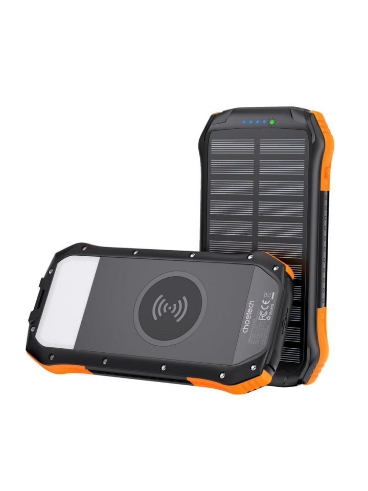 Cheffinger Choetech Solar Powerbank B659  mit induktivem Laden 10000mAh 5W in orange günstig kaufen onesize