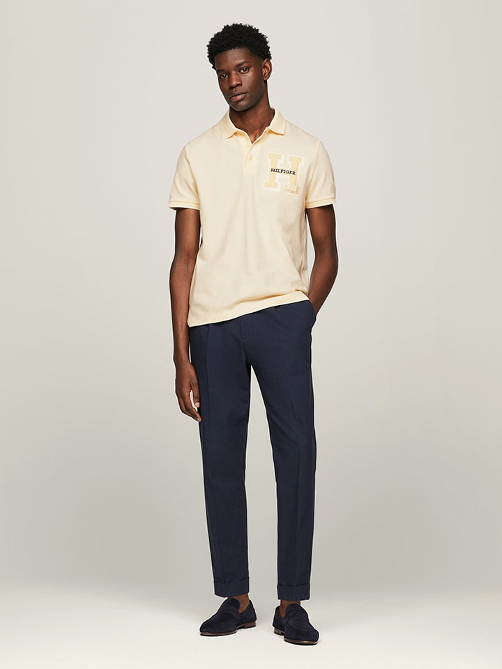 Tommy Hilfiger Poloshirt in Creme günstig kaufen