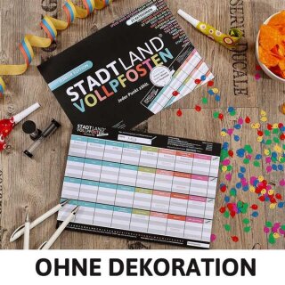 Stadt Land Vollpfosten - Junior Edition (DINA4-Format) (DE)