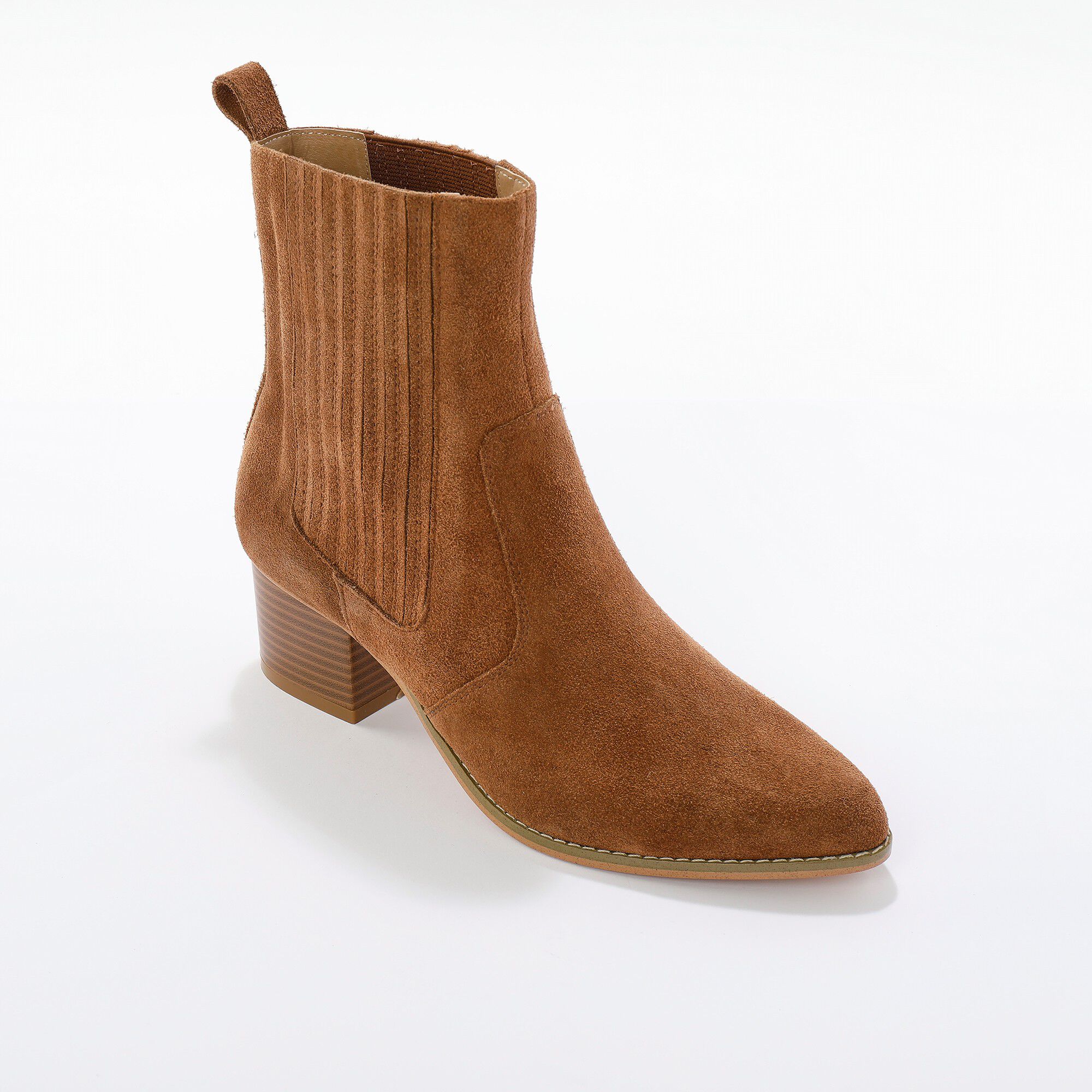Boots western, cuir