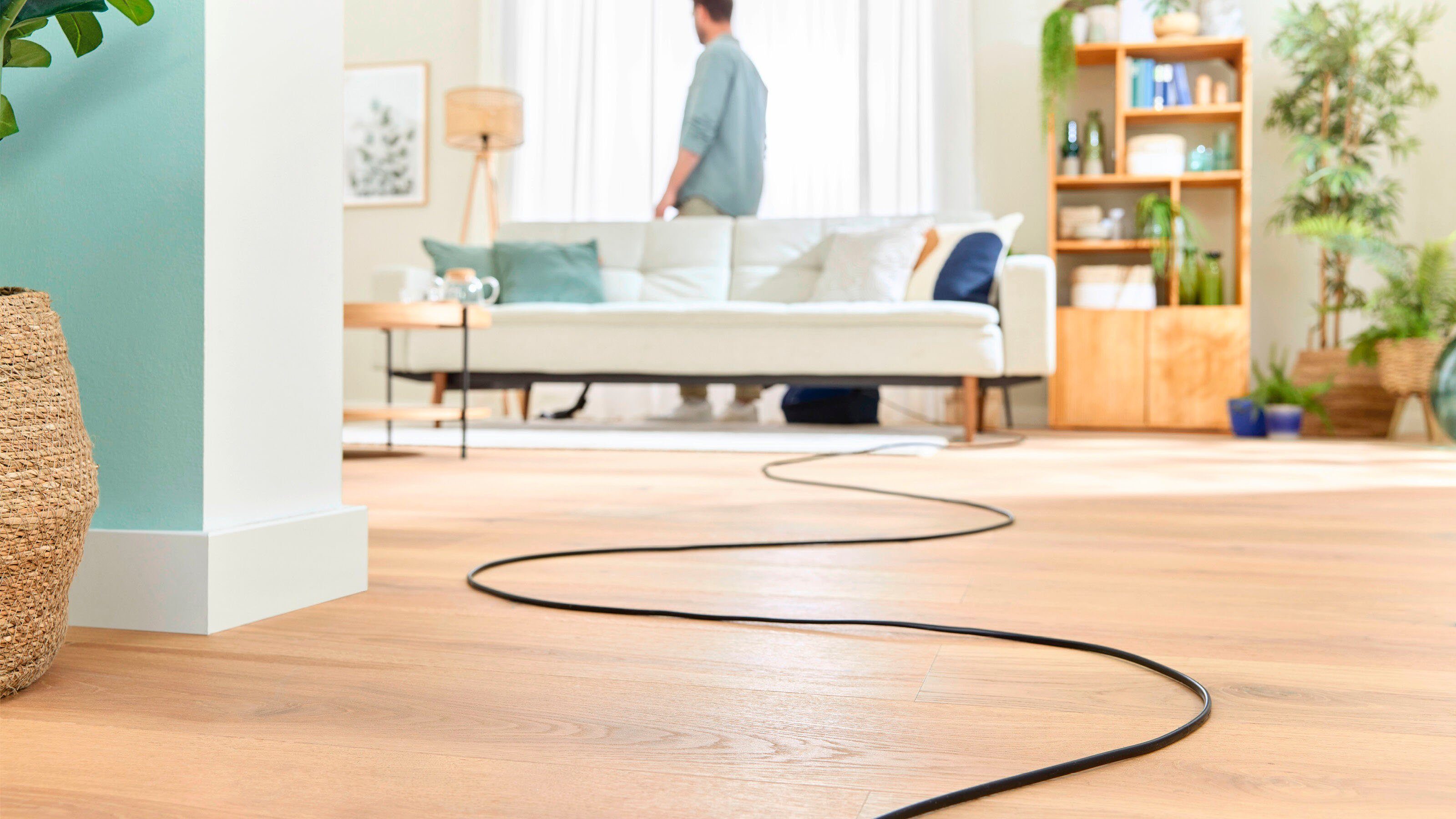 BOSCH Bodenstaubsauger BGD38BU2, 600 W, mit Beutel, aus 30 % recyceltem Kunststoff