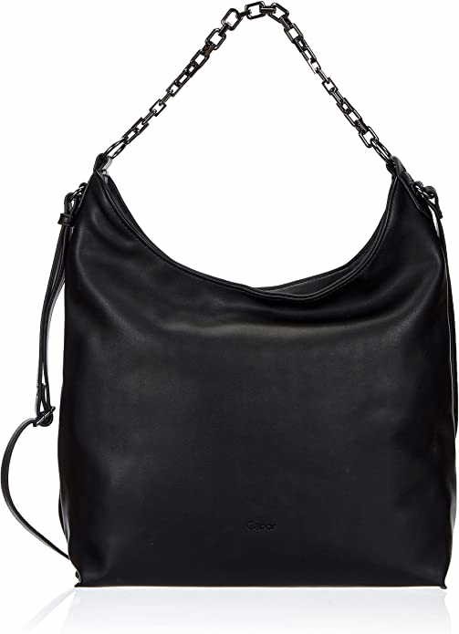 GABOR Handtaschen schwarz BANU, Hobo bag, black