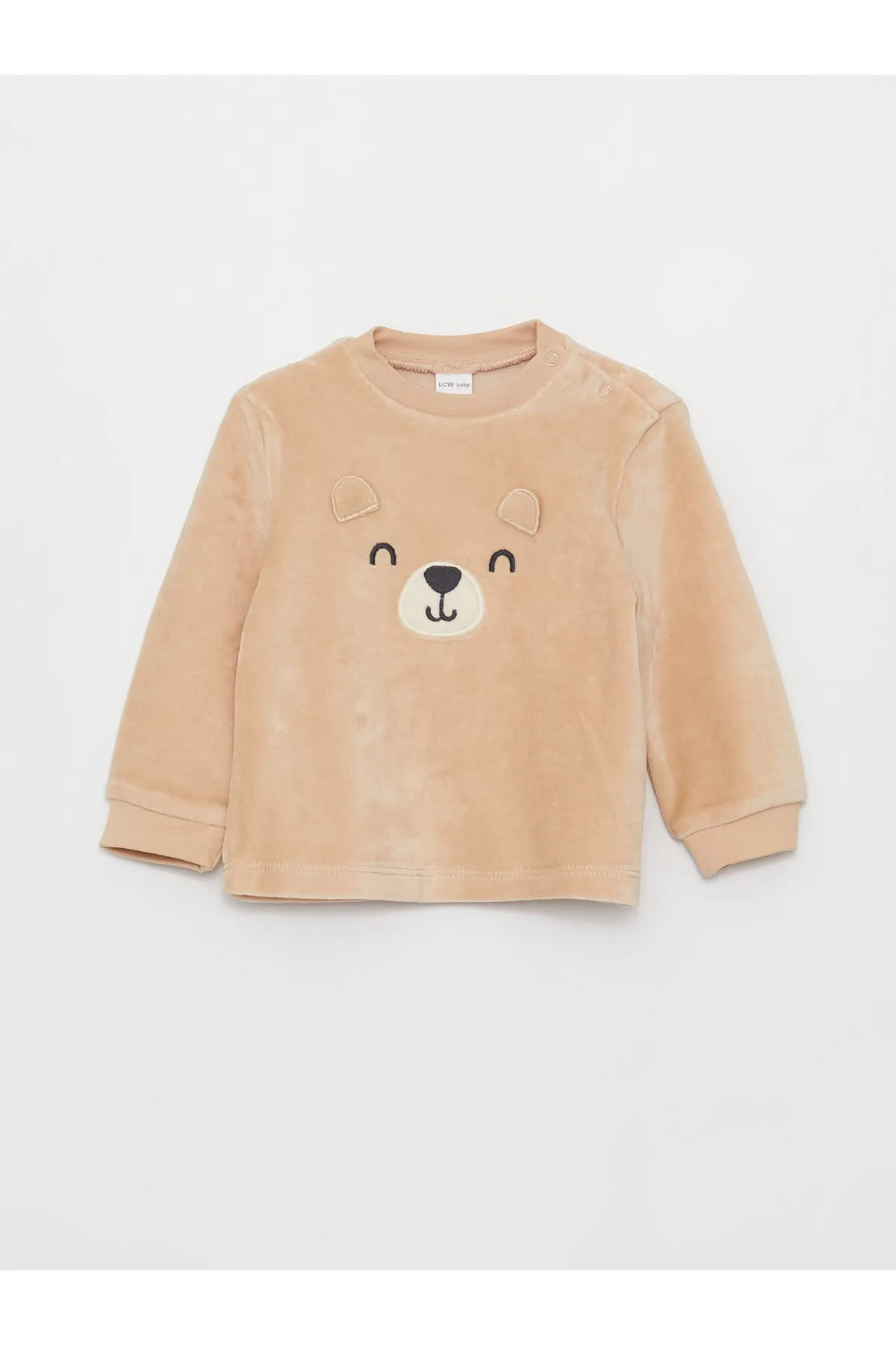 LC Waikiki  2-teiliges Set aus langärmligem Sweatshirt und Hose für Babys mit Rundhalsausschnitt