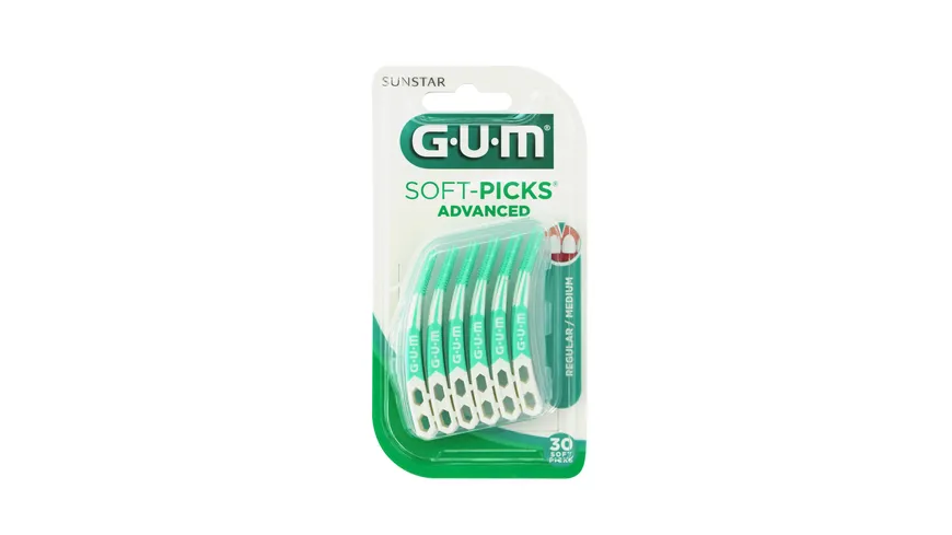 GUM® SOFT-PICKS® ADVANCED Medium
