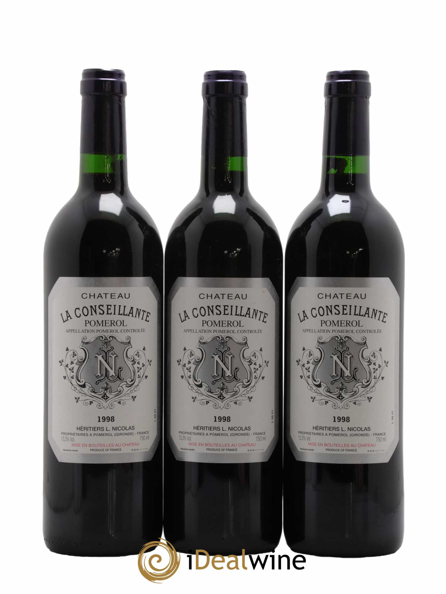 Château la Conseillante  1998 - Lot de 12 Bouteilles