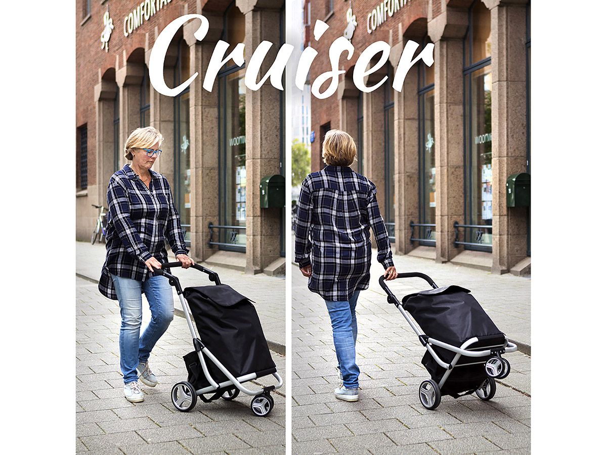 ShoppingCruiser 3-Räder 58 Liter einkaufstrolley mit kuhltasche