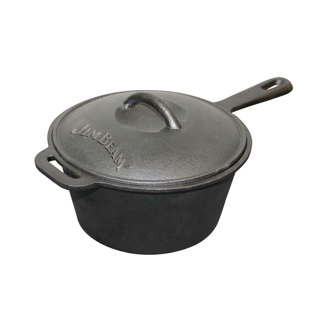 Jim Beam Gusseisernes Kochset Dutch Oven 9tlg in Holztruhe