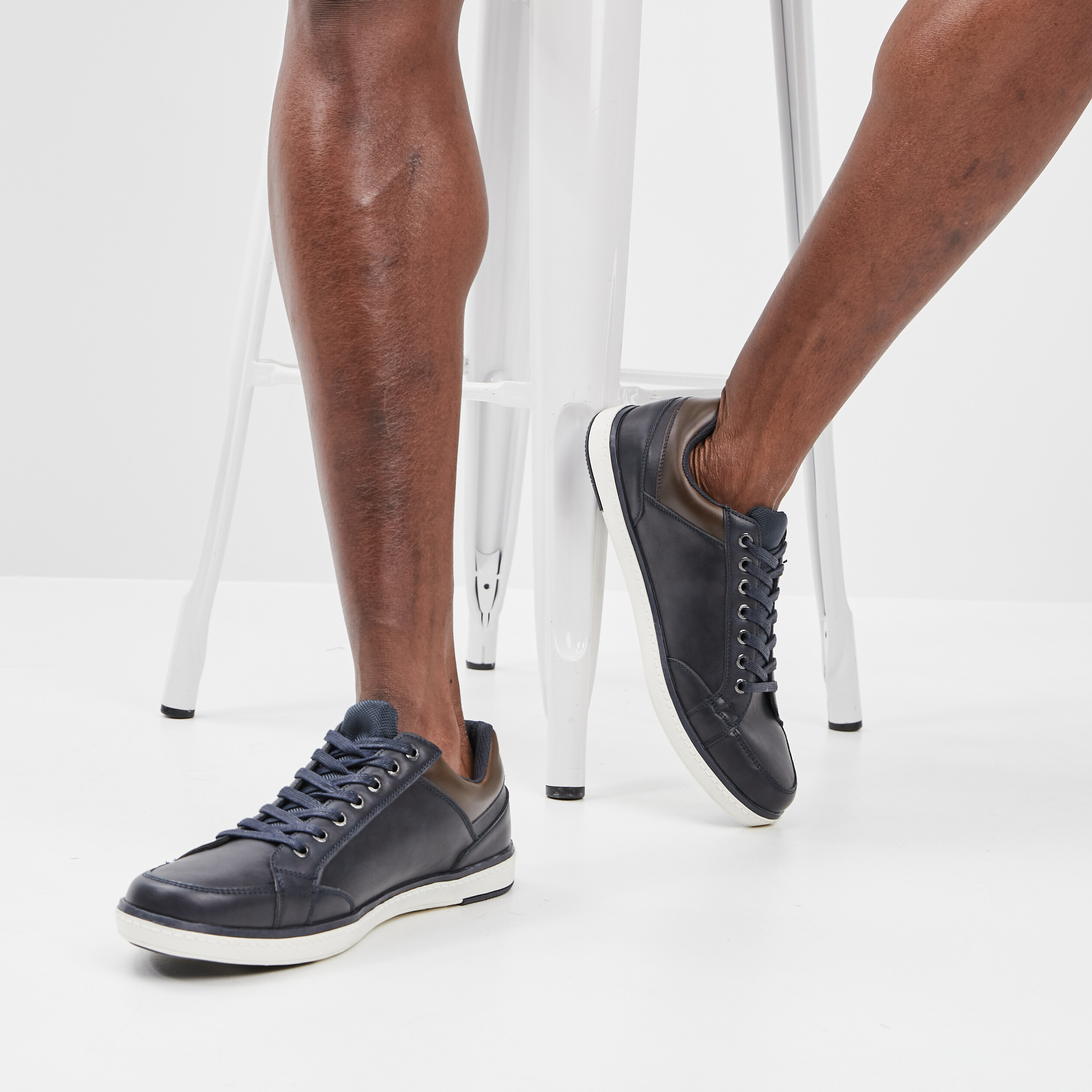Sneakers zippées Creeks bleu marine homme | La Halle