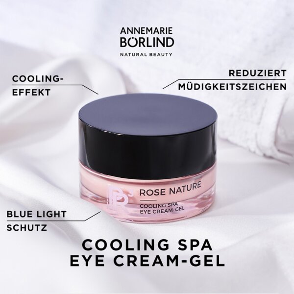 ANNEMARIE BÖRLIND ROSE NATURE Cooling Spa Eye Cream-Gel Augencreme