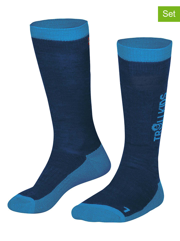 Trollkids 2er-Set: Ski-/ Snowboardsocken 